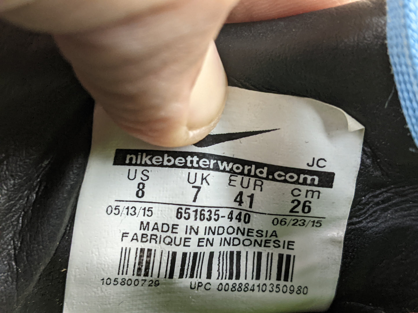 Nike Mercurial Victory V IC Squadron Blue/Black/Volt