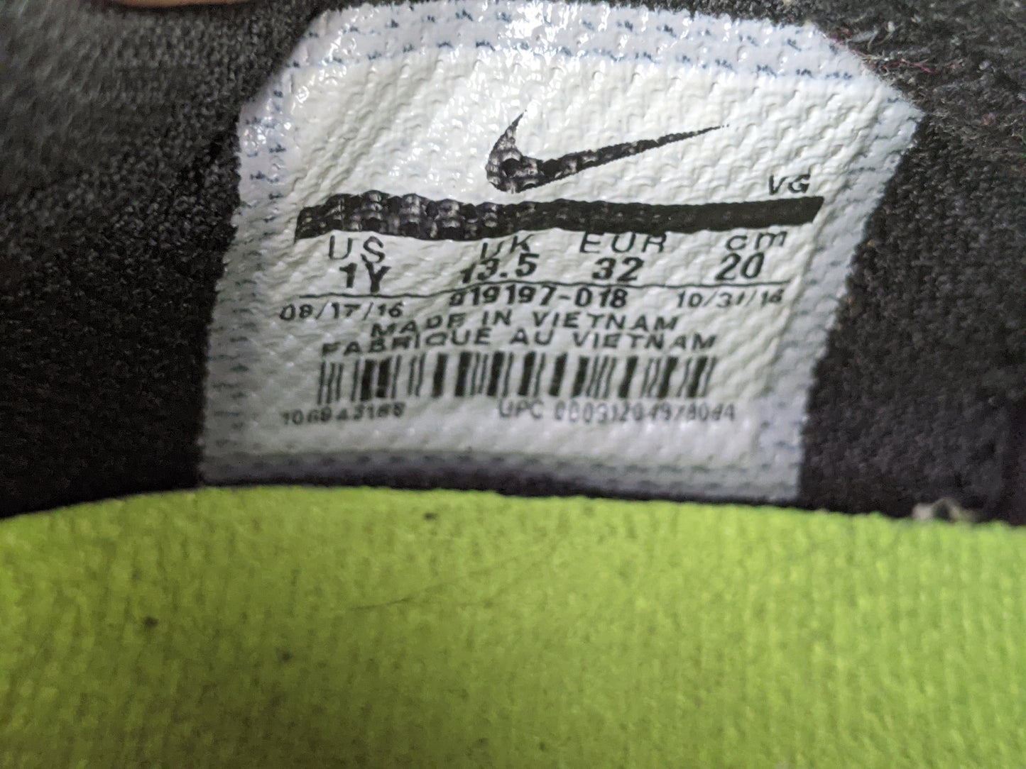 Nike Jr TiempoX III TF 'Black/Orange Kids