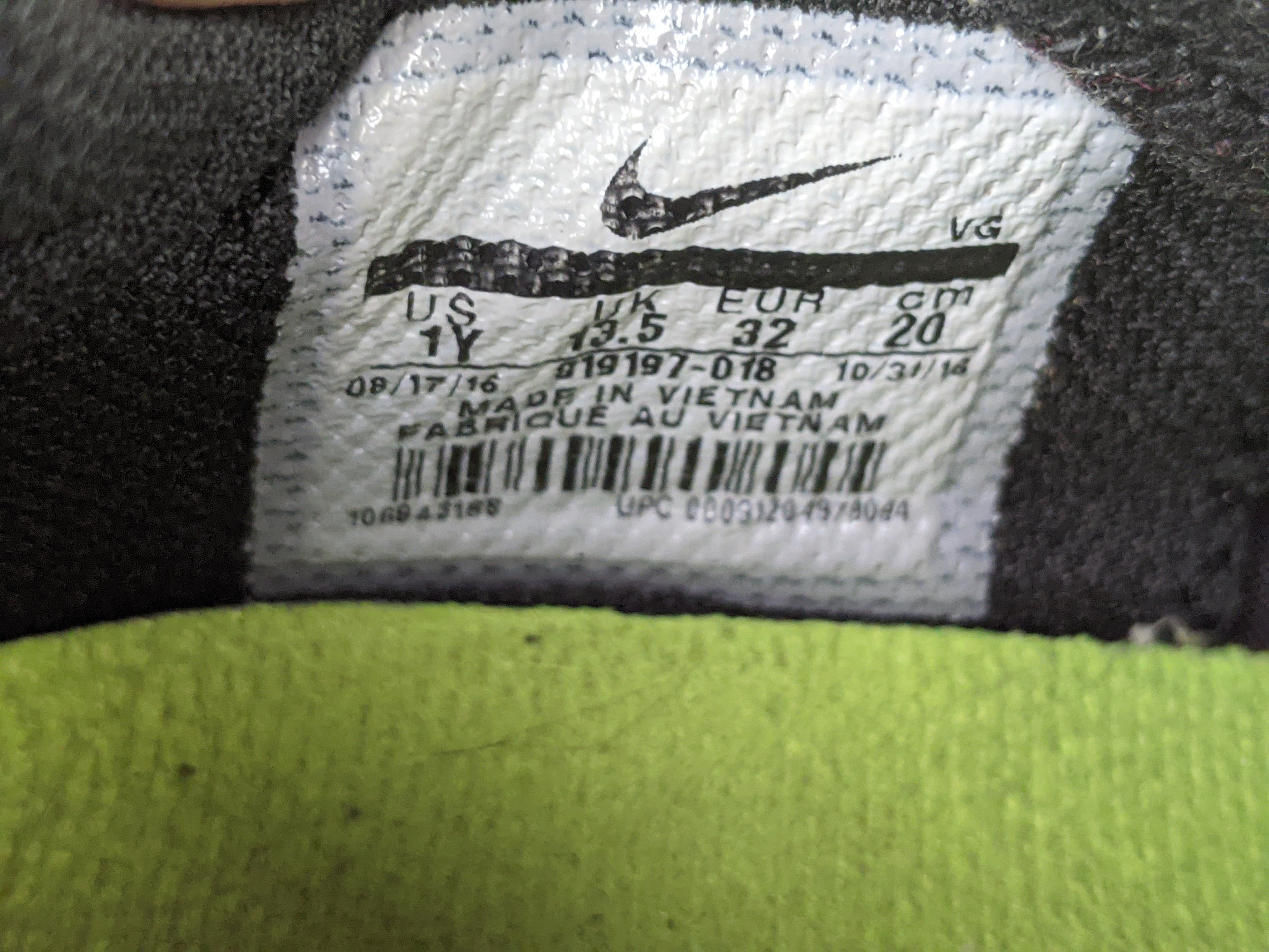Nike Jr TiempoX III TF 'Black/Orange Kids