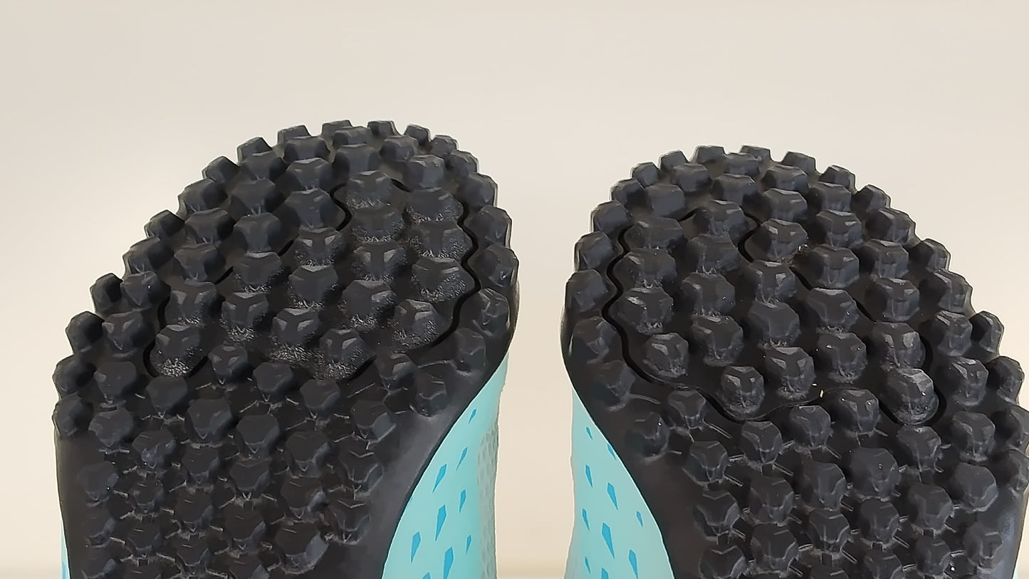 adidas X Speedportal .4 TF Al Rihla - Clear Aqua/Power Blue/Solar Yellow