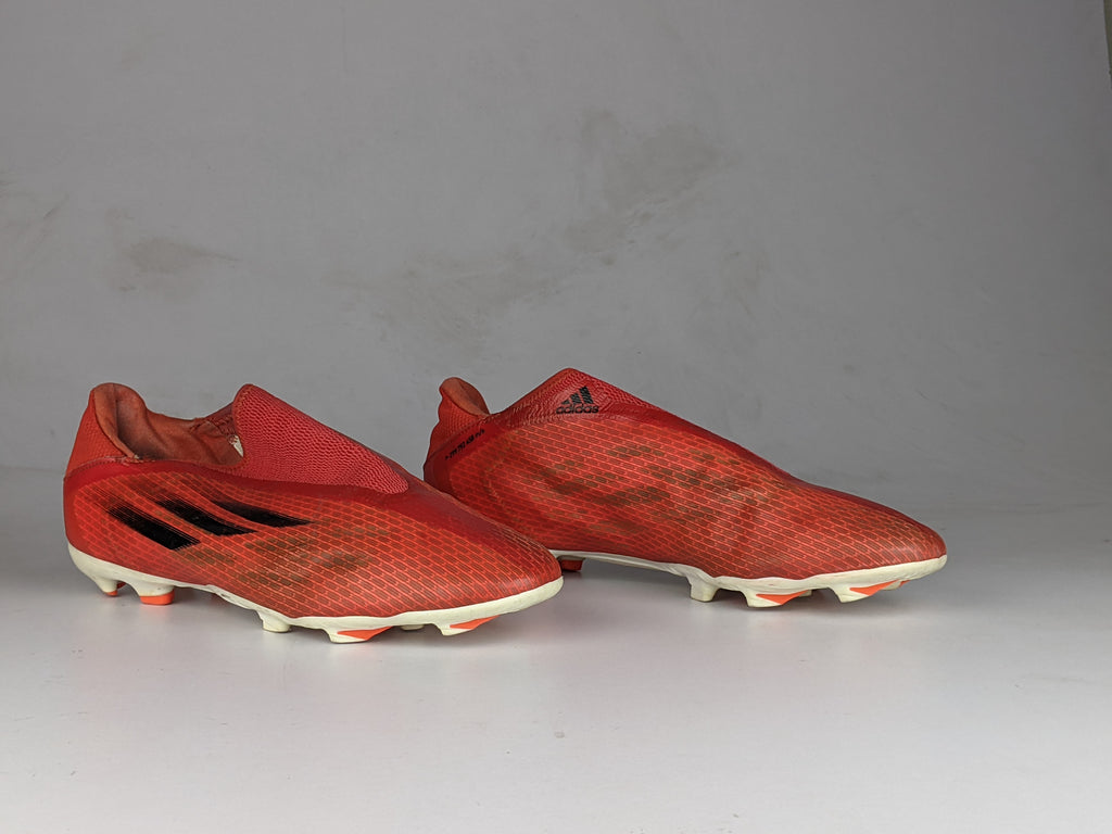 adidas X Speedflow .3 Laceless FG Meteorite - Red/Core Black/Solar Red