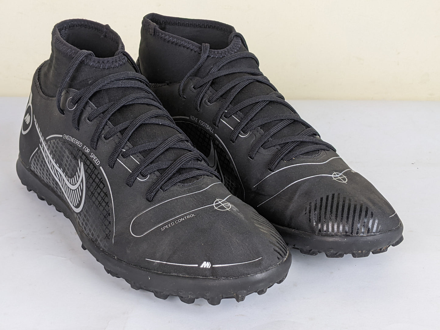 Nike Mercurial Superfly 8 Club TF Shadow - Black/Silver/Grey