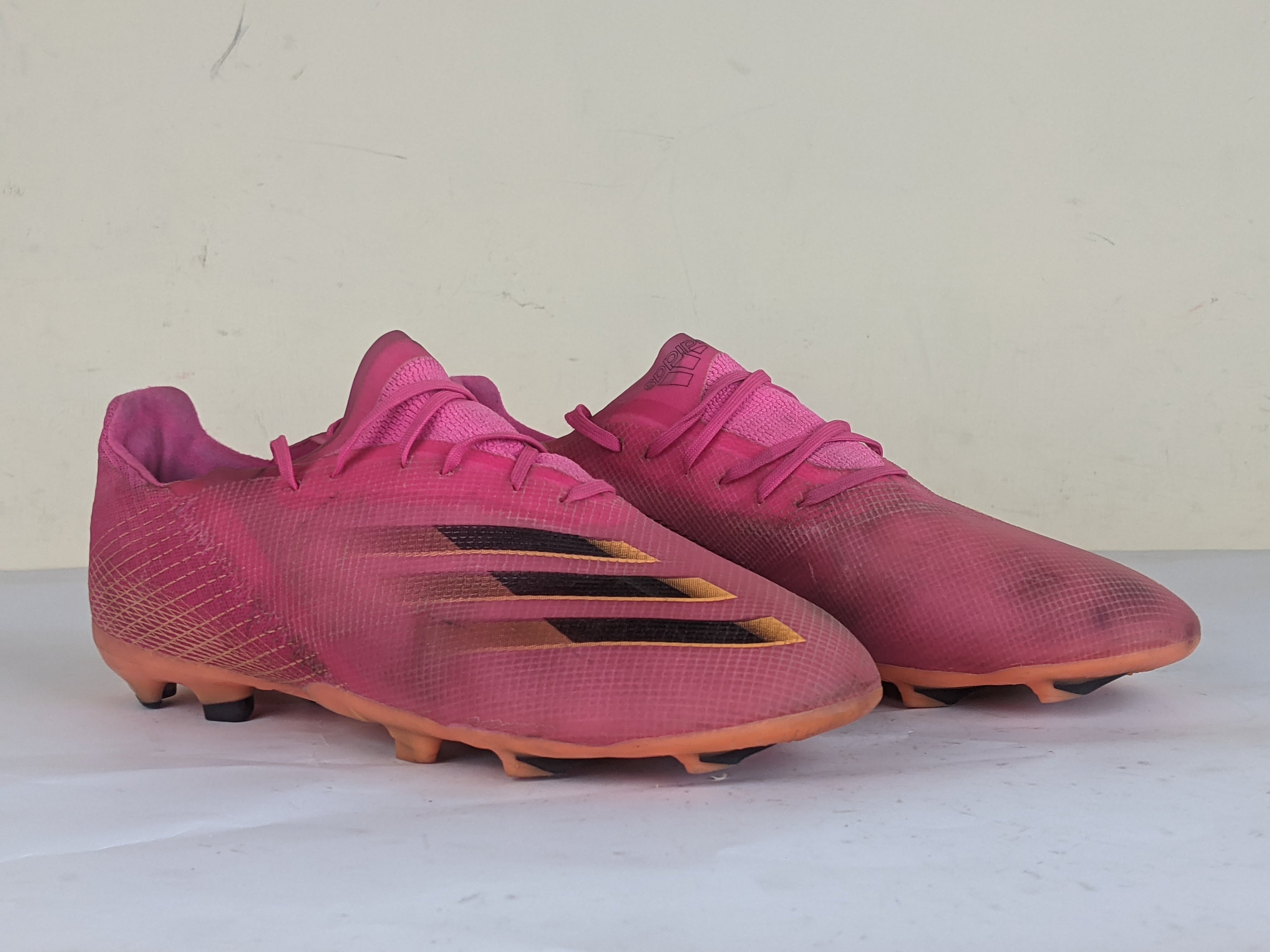 adidas X Ghosted .1 FG/AG Superspectral - Shock Pink/Core Black/Screaming Orange Kids