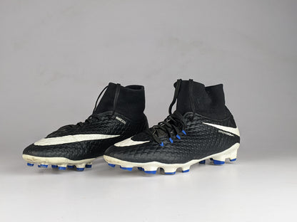 Nike Hypervenom Phelon 3 DF FG 'Black/White/Blue