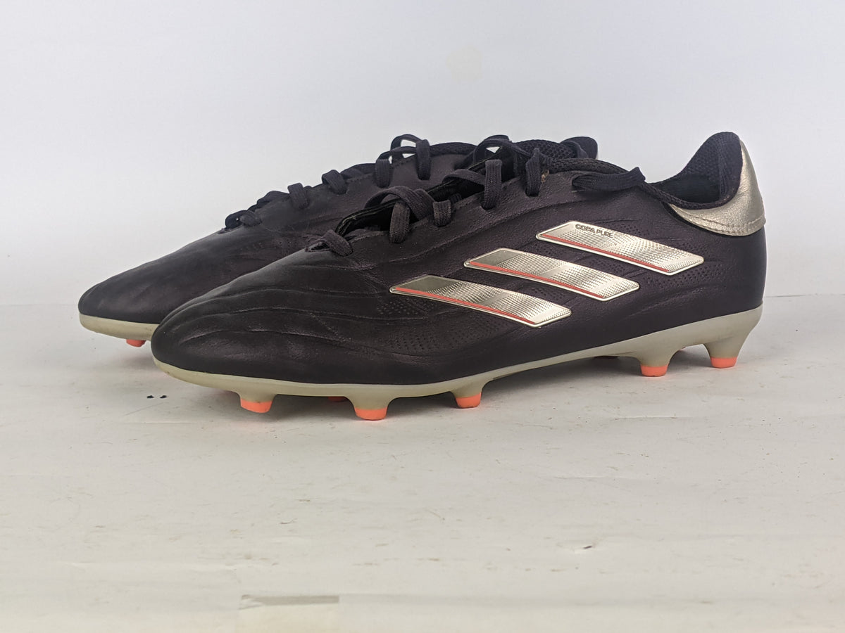 adidas Copa Pure 2 League FG Vivid Horizon - Aurora Black/Platin Metallic/Turbo Kids