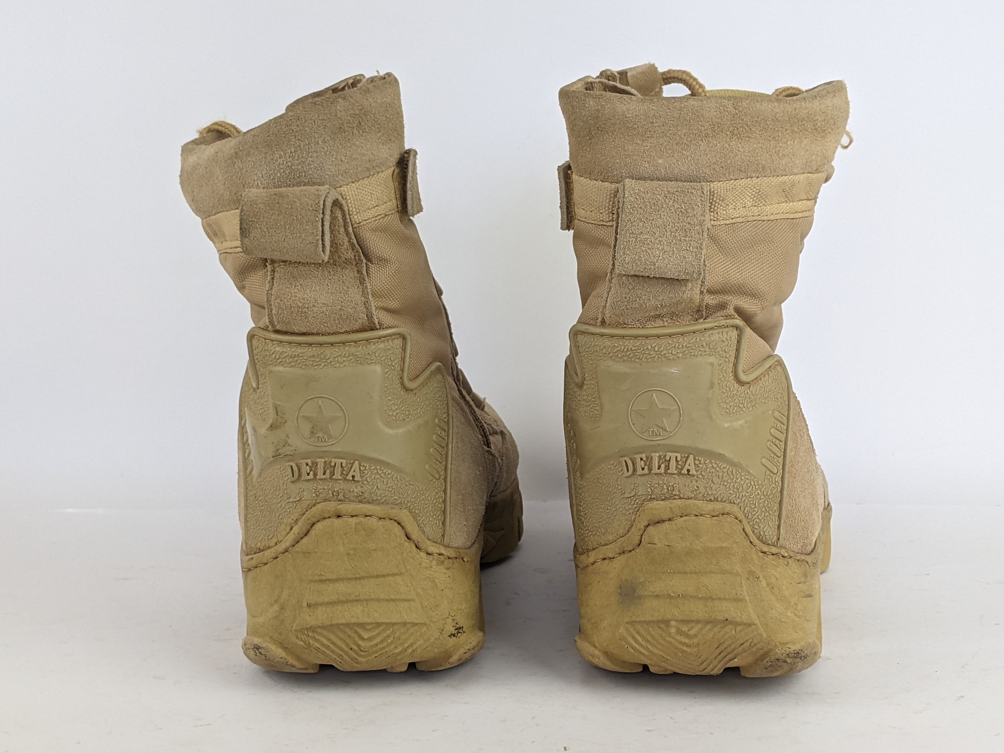 Delta Cordura Lace Up Suede Zip Combat Boots