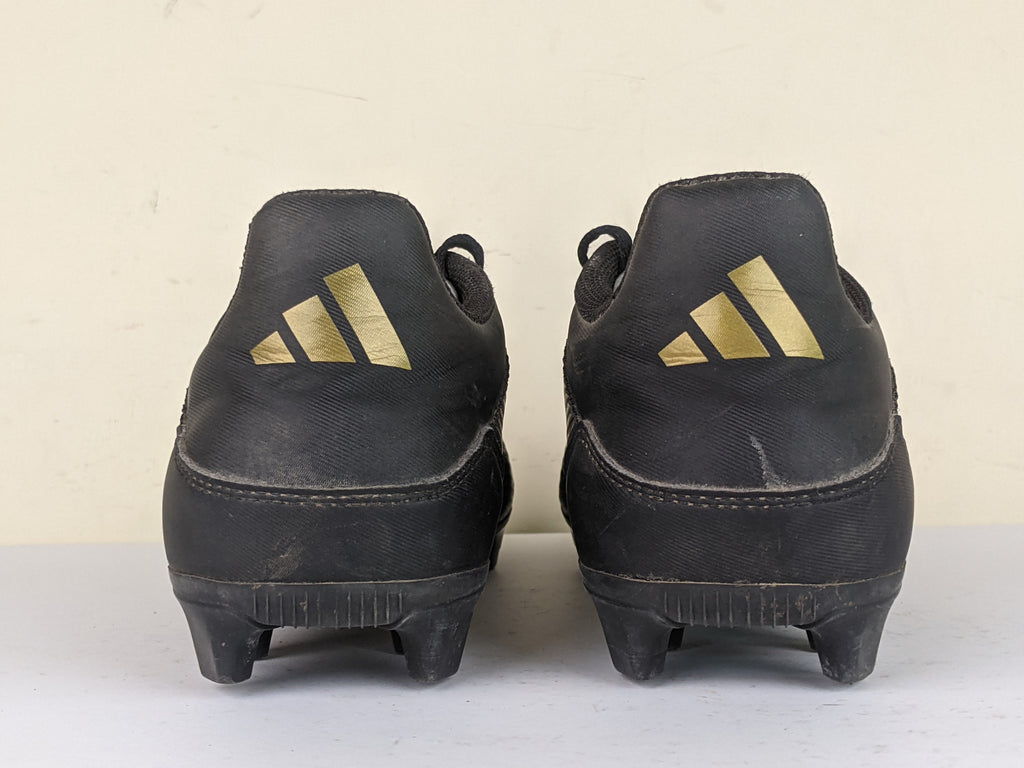 adidas F50 Club FxG Dark Spark - Core Black/Iron Metal/Gold Metallic