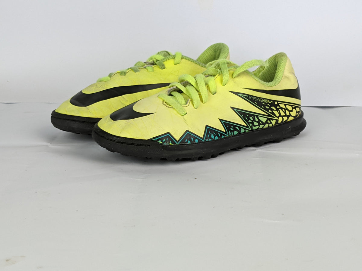 Nike Hypervenom Phade II TF Volt/Black/Hyper Turquoise Kids