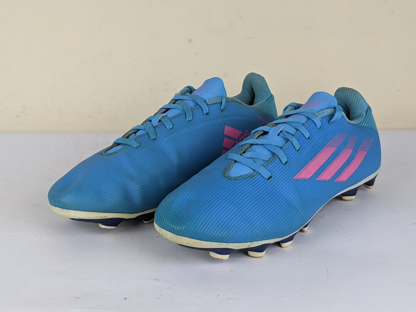 adidas X Speedflow .4 FG Sapphire Edge - Sky Rush/Shock Pink/Legend Ink
