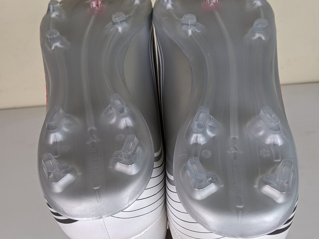 adidas F50 Messi League FG/AG Prestig10 - Footwear White/Lucid Red/Silver Metallic (Brand New)