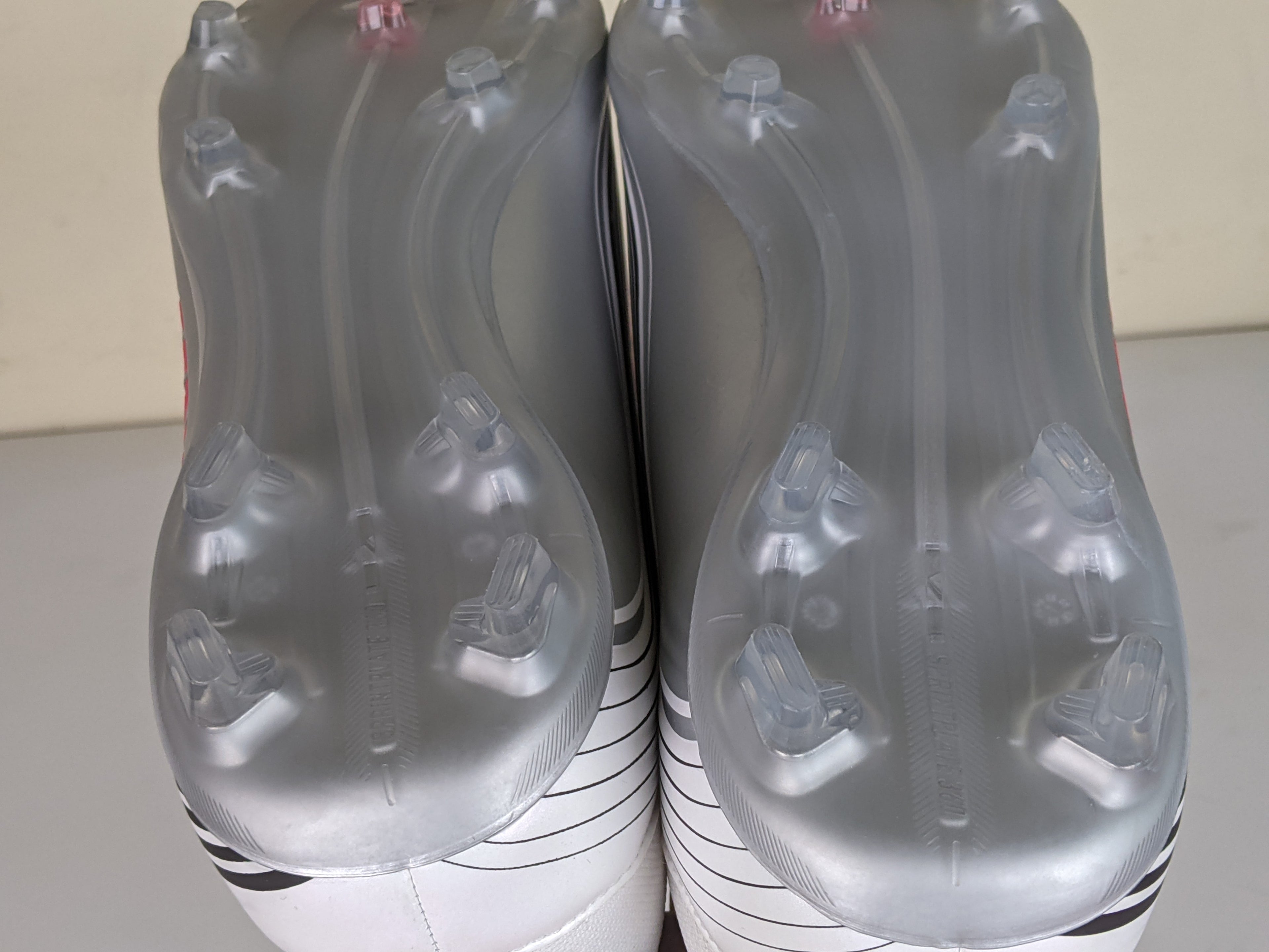 adidas F50 Messi League FG/AG Prestig10 - Footwear White/Lucid Red/Silver Metallic (Brand New)