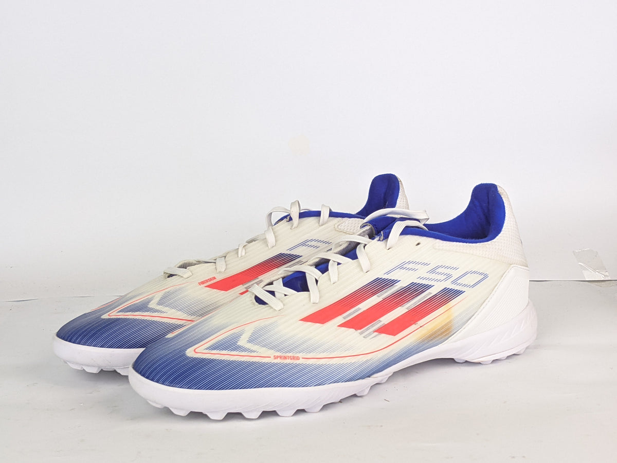 adidas F50 League TF Advancement - Footwear White/Solar Red/Lucid Blue