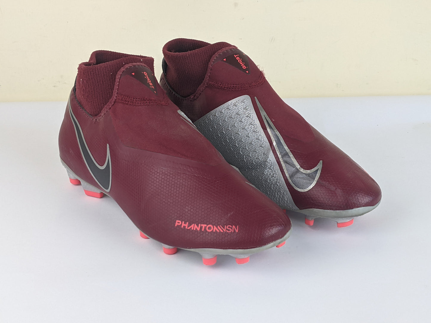 Nike Phantom Vision Academy DF MG Rising Fire - Team Red/Dark Grey/Bright Crimson