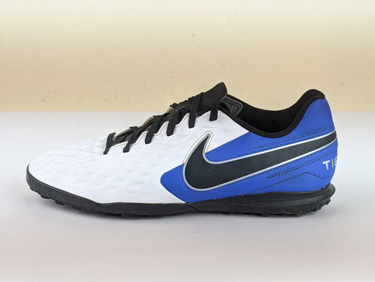 Nike Tiempo Legend 8 Club TF Daybreak - White/Black/Hyper Royal/Metallic Silver