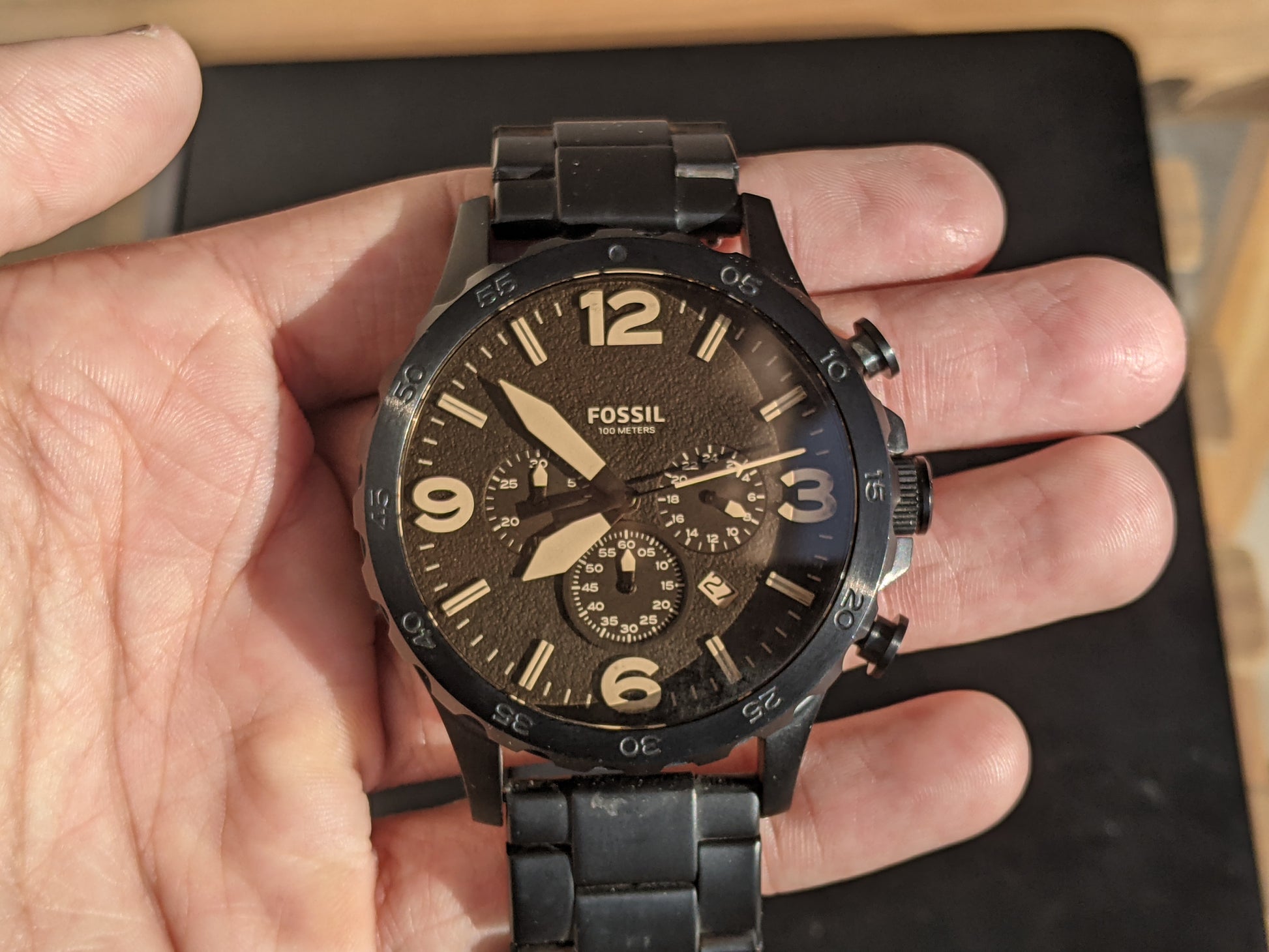 Fossil Nate Chronograph men's watch JR1356