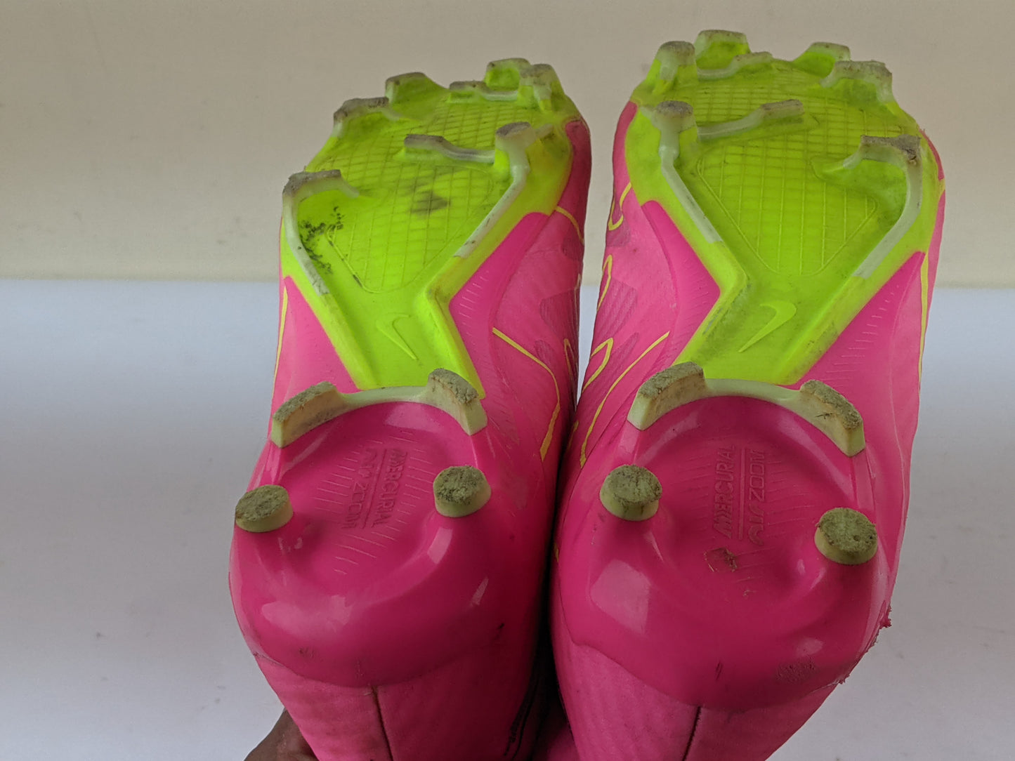 Nike Air Zoom Mercurial Vapor 15 Academy MG Luminous - Pink Blast/Volt/Gridiron