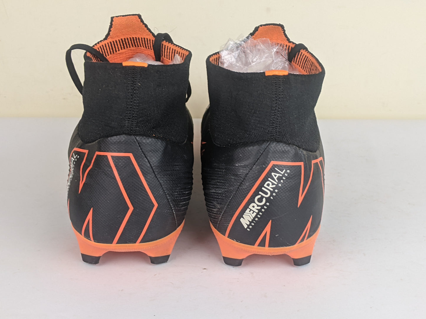 Nike Mercurial Superfly 6 Pro FG Fast AF - Black/Total Orange/White