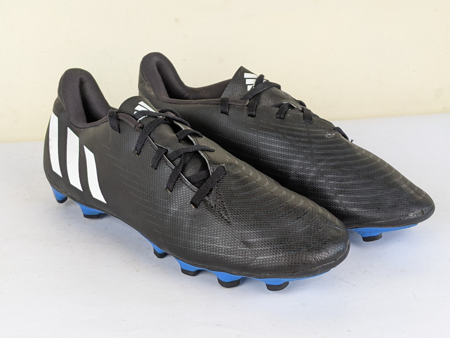 adidas Predator Edge .4 FG Shadowportal - Core Black/Footwear White/Vivid Red