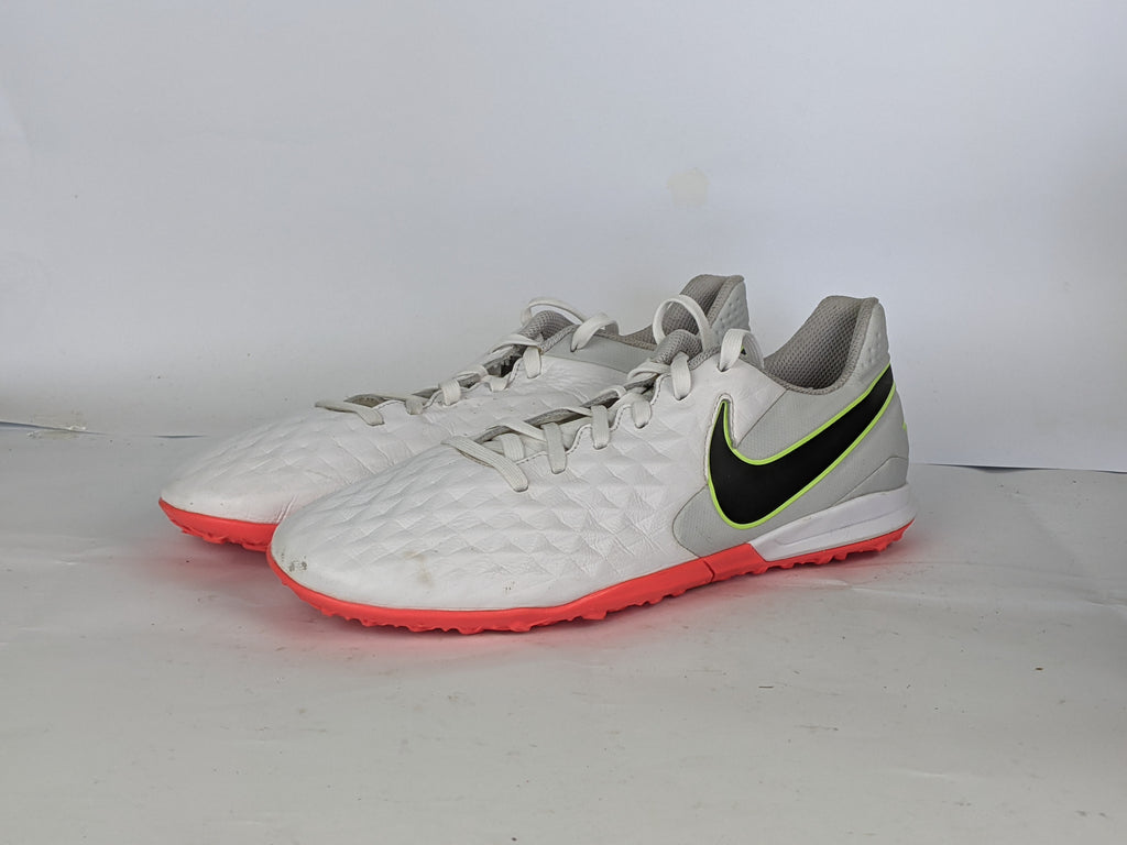 Nike Tiempo Legend 8 Academy TF Platinum - White/Black/Grey Fog/Bright Crimson