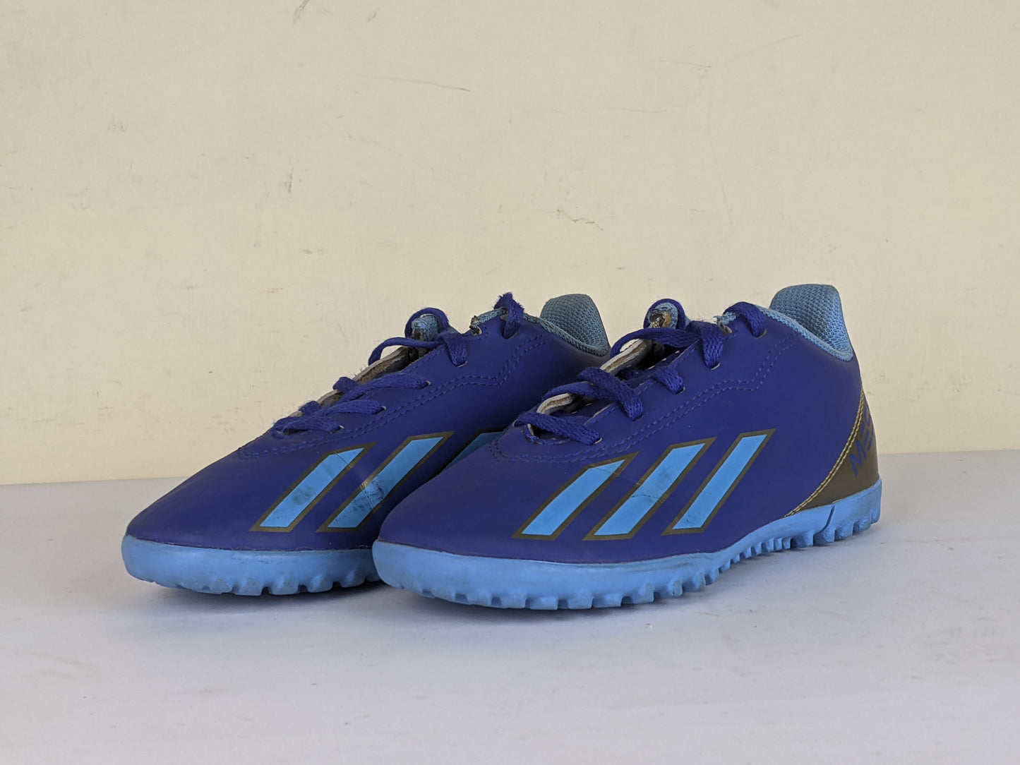 adidas X Crazyfast Messi Club TF Spark Gen10s - Lucid Blue/Blue Burst/Footwear White Kids