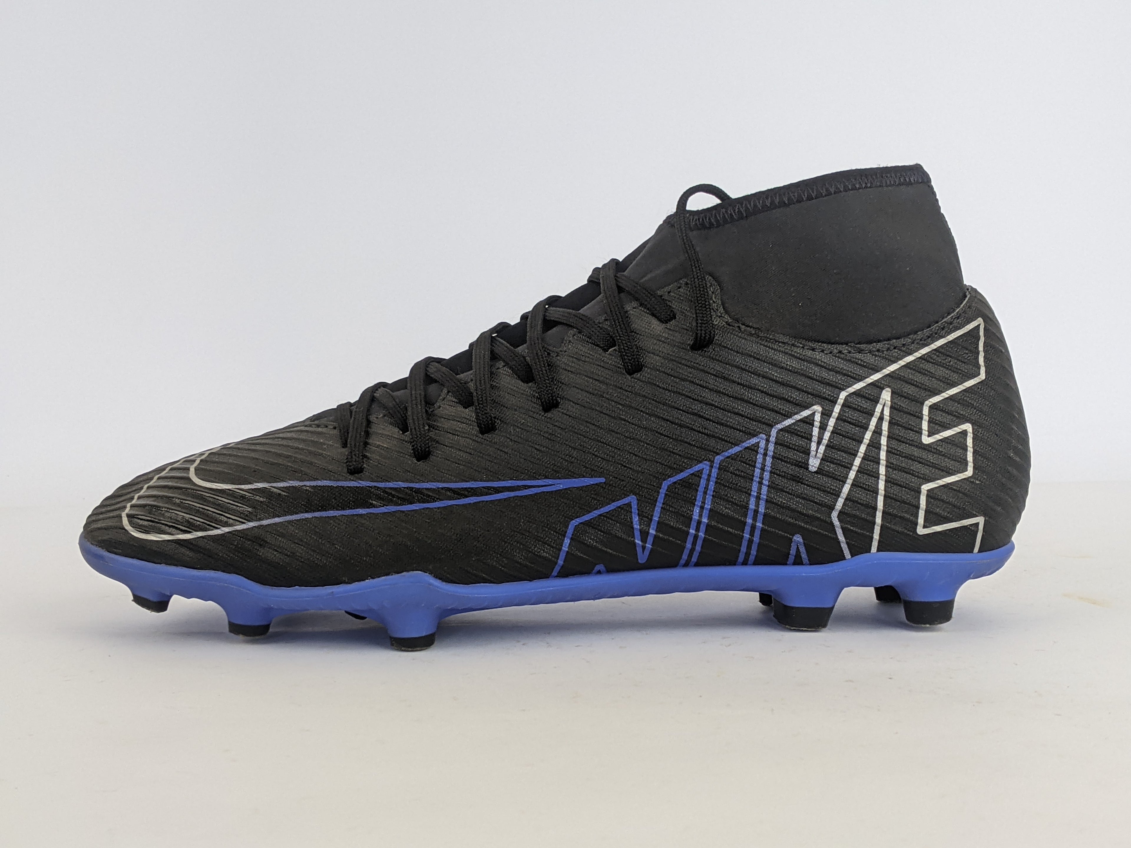 Nike Mercurial Superfly 9 Club MG Shadow - Black/Chrome/Hyper Royal