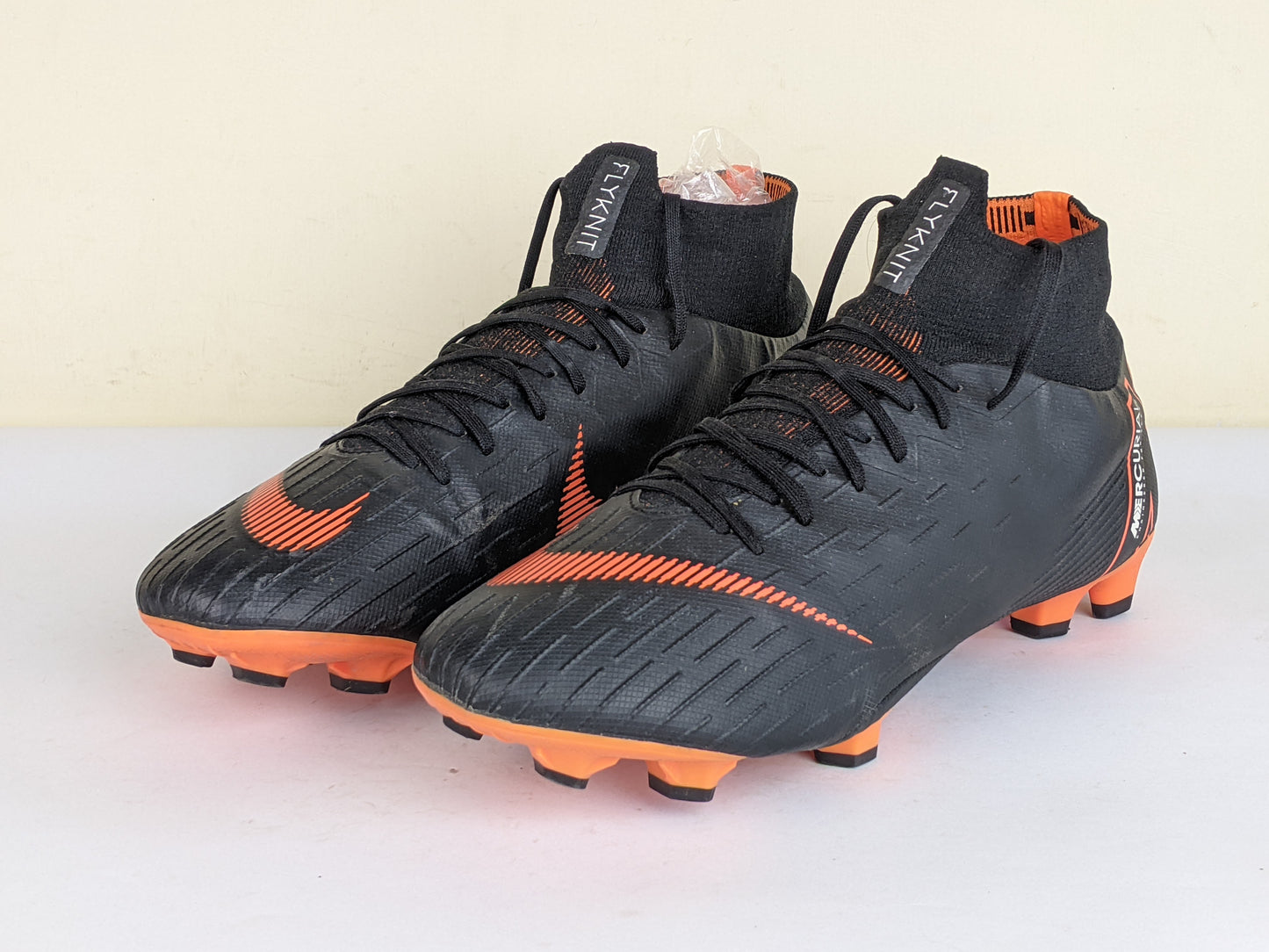 Nike Mercurial Superfly 6 Pro FG Fast AF - Black/Total Orange/White
