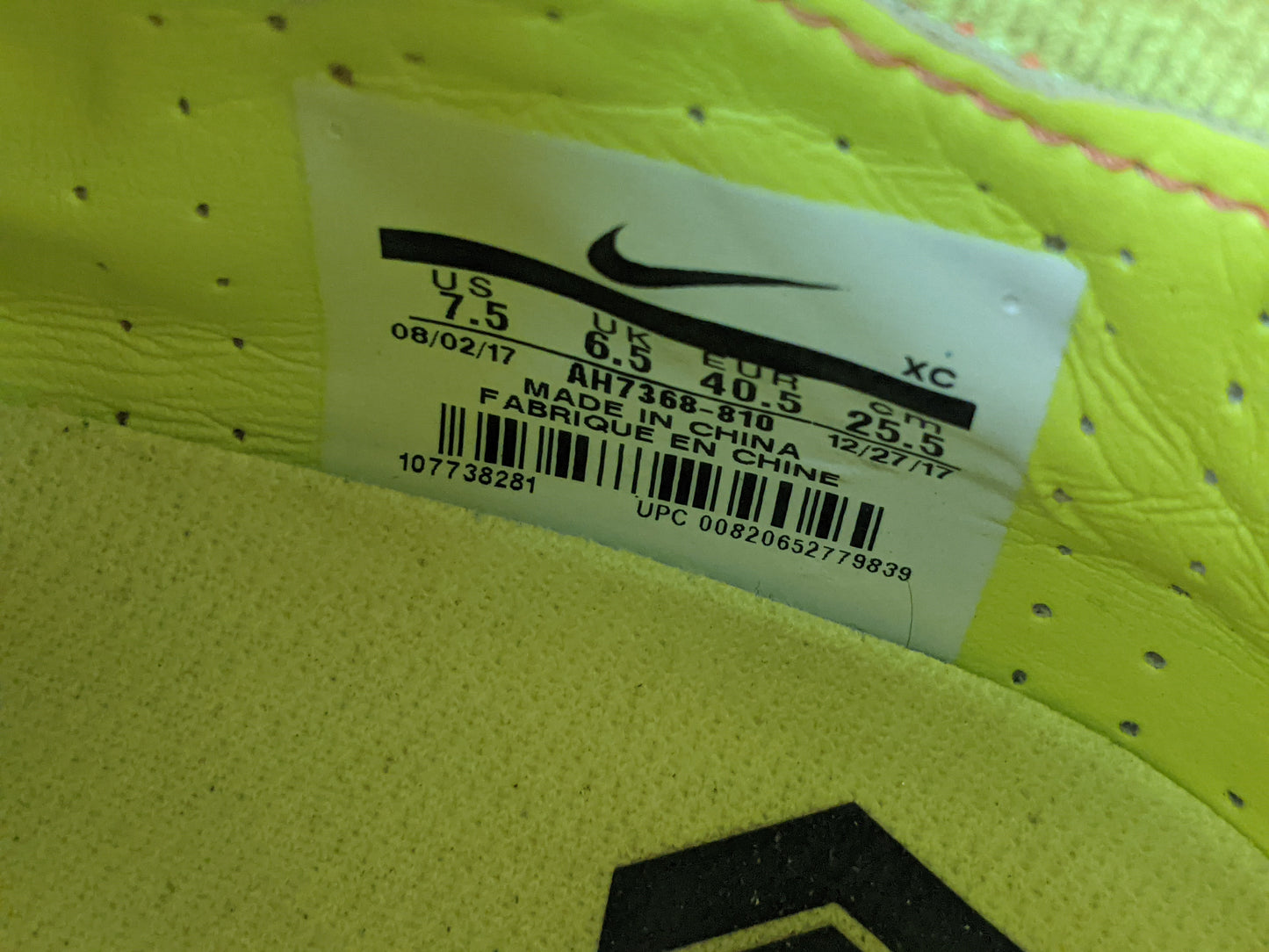 Nike Mercurial Superfly 6 Pro FG Fast AF - Orange/Black/Neon