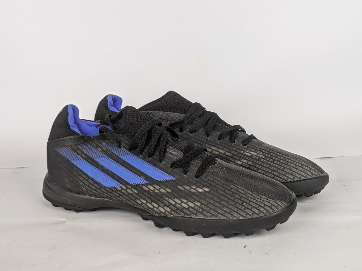 adidas X Speedflow .3 TF Edge of Darkness - Core Black/Sonic Ink/Solar Yellow