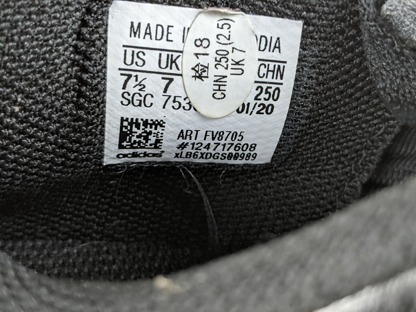 adidas Goletto VII TF 'Black Blue'