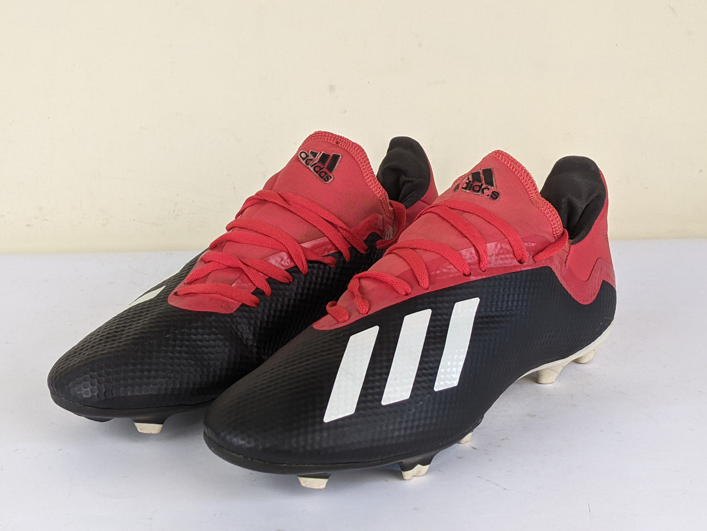 adidas X 18.3 FG/AG Initiator - Core Black/Off White/Action Red