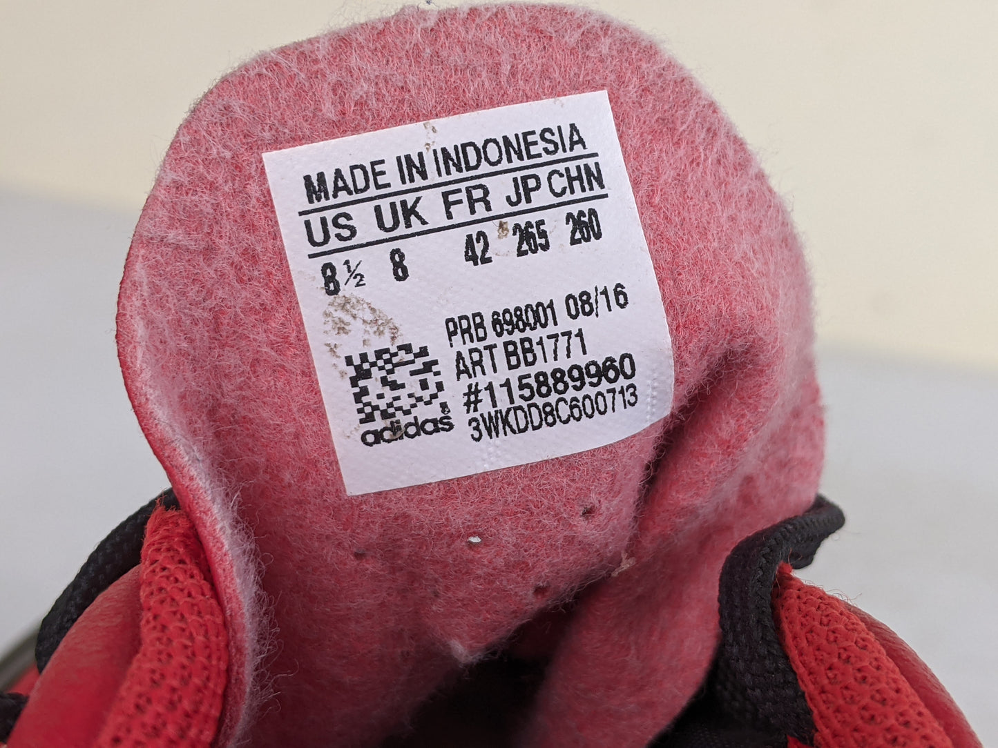 adidas Ace 17.4 TF 'Black/Red