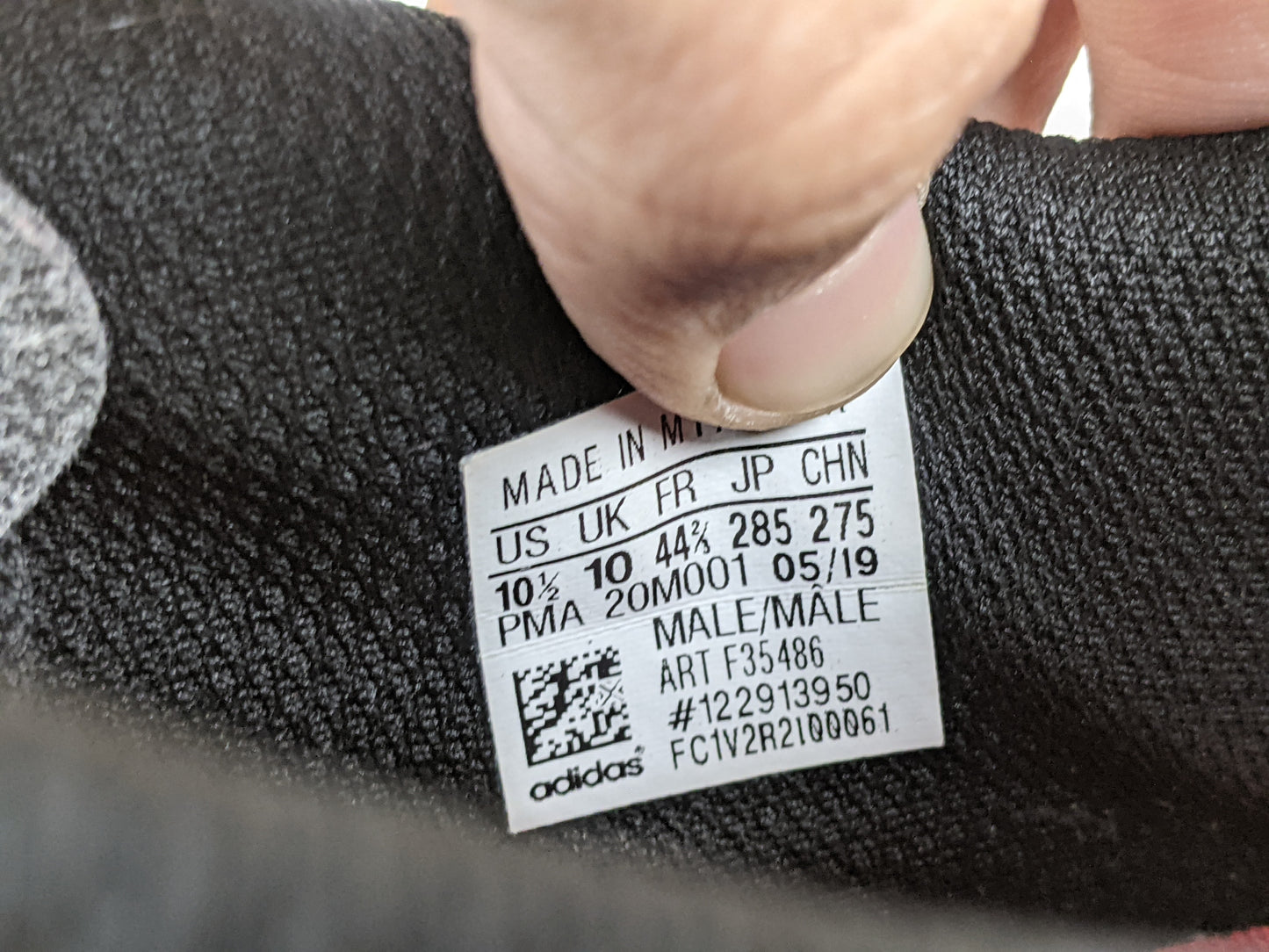 adidas Copa 19.4 IN 'Black Hi-Res Red'