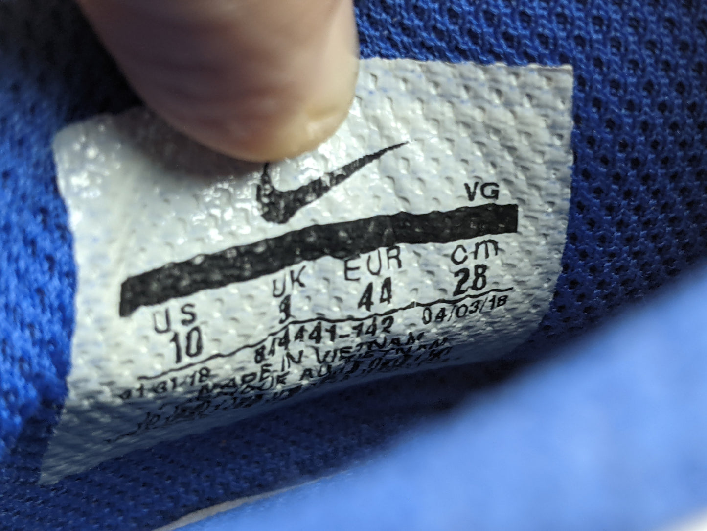 Nike Bravata IC 'White/Blue