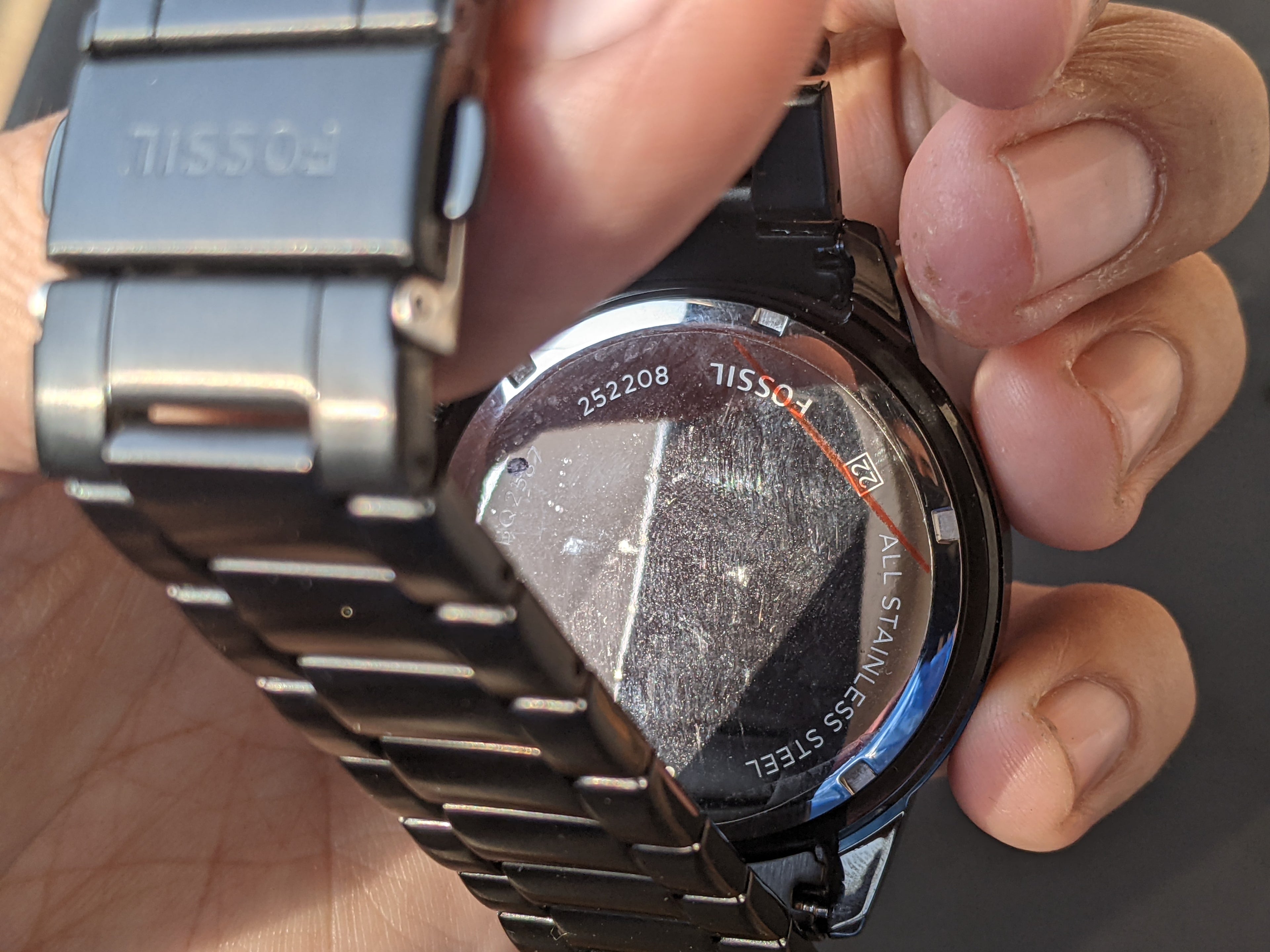 Fossil Bannon Multifunction Black Stainless Steel Men's Watch BQ2587