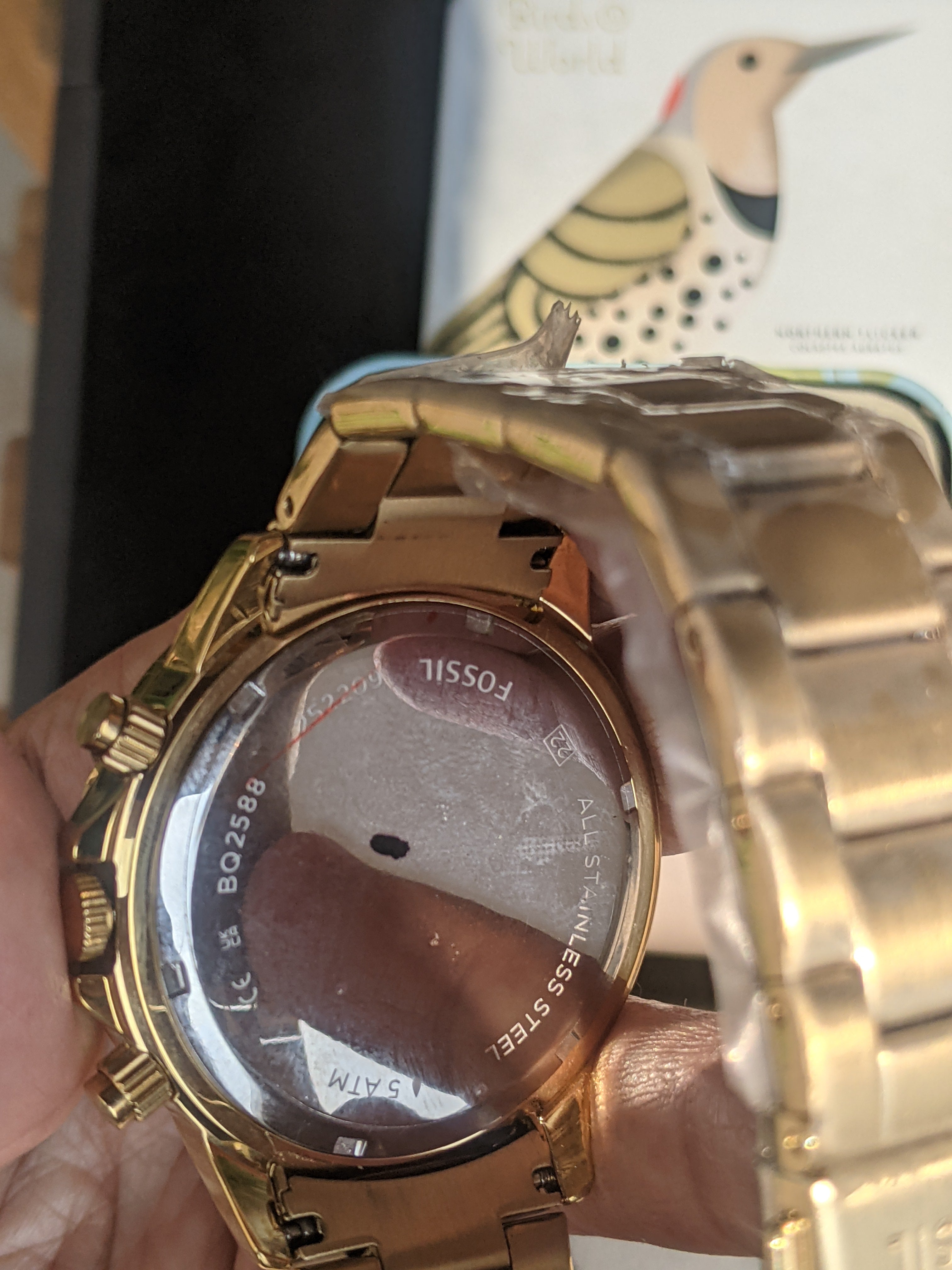 Fossil BQ2588 Bannon Men’s Gold Stainless Steel Analog Watch