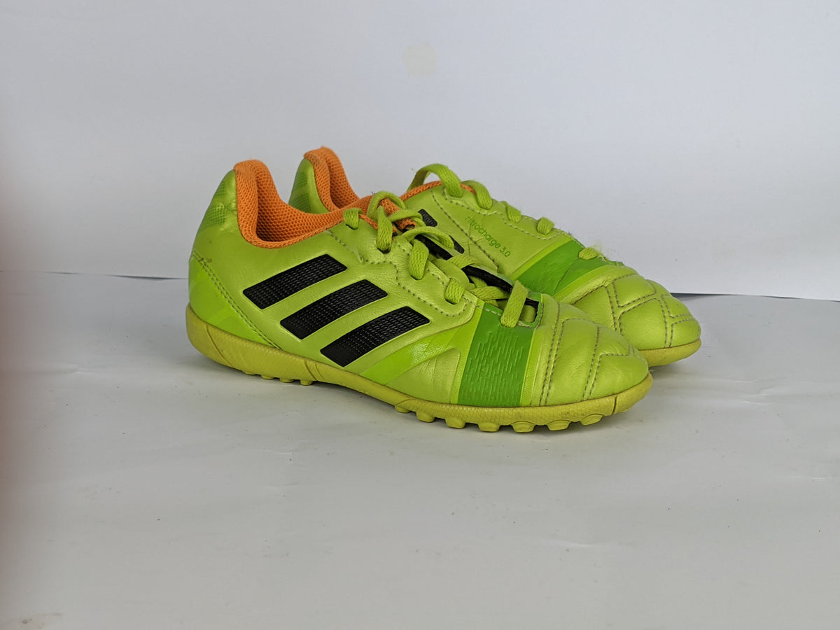 adidas Nitrocharge 3.0 TF Solar Slime/Black Kids