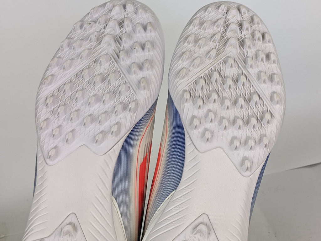 adidas F50 League TF Advancement - Footwear White/Solar Red/Lucid Blue
