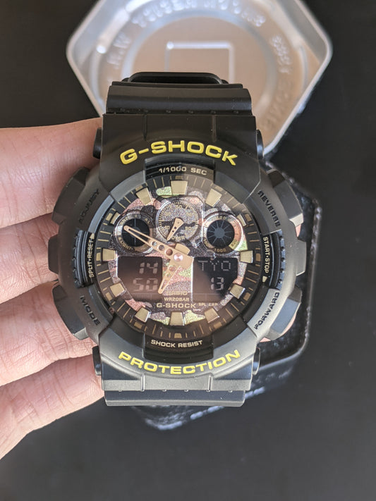 G-Shock GA-110GB-1A 'Black/Yellow' (Brand New)
