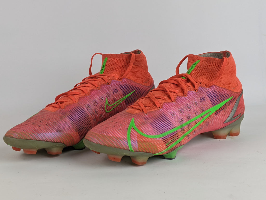 Nike Mercurial Superfly 8 Elite FG Spectrum - Bright Crimson/Metallic Silver