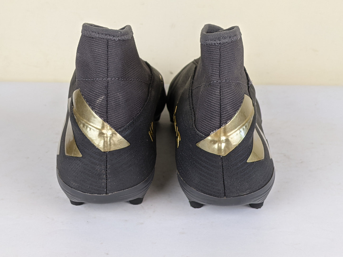 adidas Nemeziz 19.3 FG/AG Laceless Superstealth - Core Black/Gold Metallic