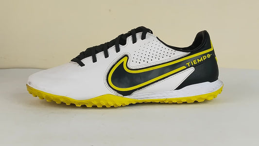 Nike Tiempo React Legend 9 Pro TF - White/Dark Smoke Grey/Black/Yellow
