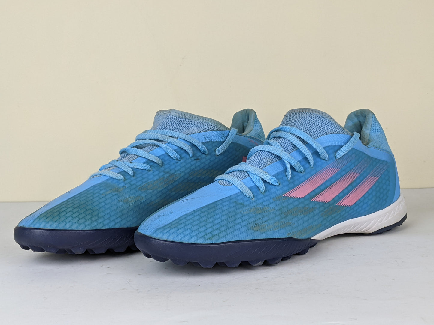 adidas X Speedflow .3 TF Sapphire Edge - Sky Rush/Shock Pink/Footwear White