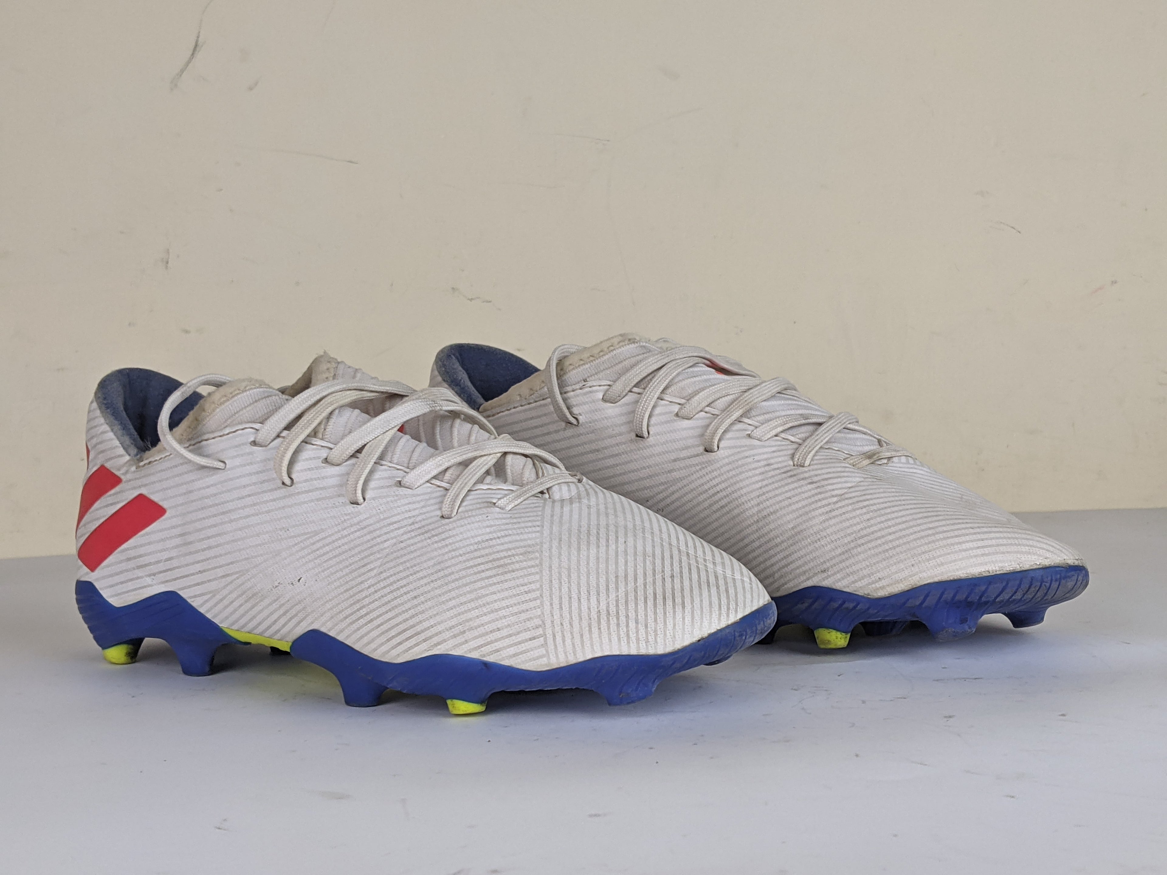 adidas Nemeziz Messi 19.3 FG/AG 302 Redirect - Footwear White/Solar Red/Football Blue Kids