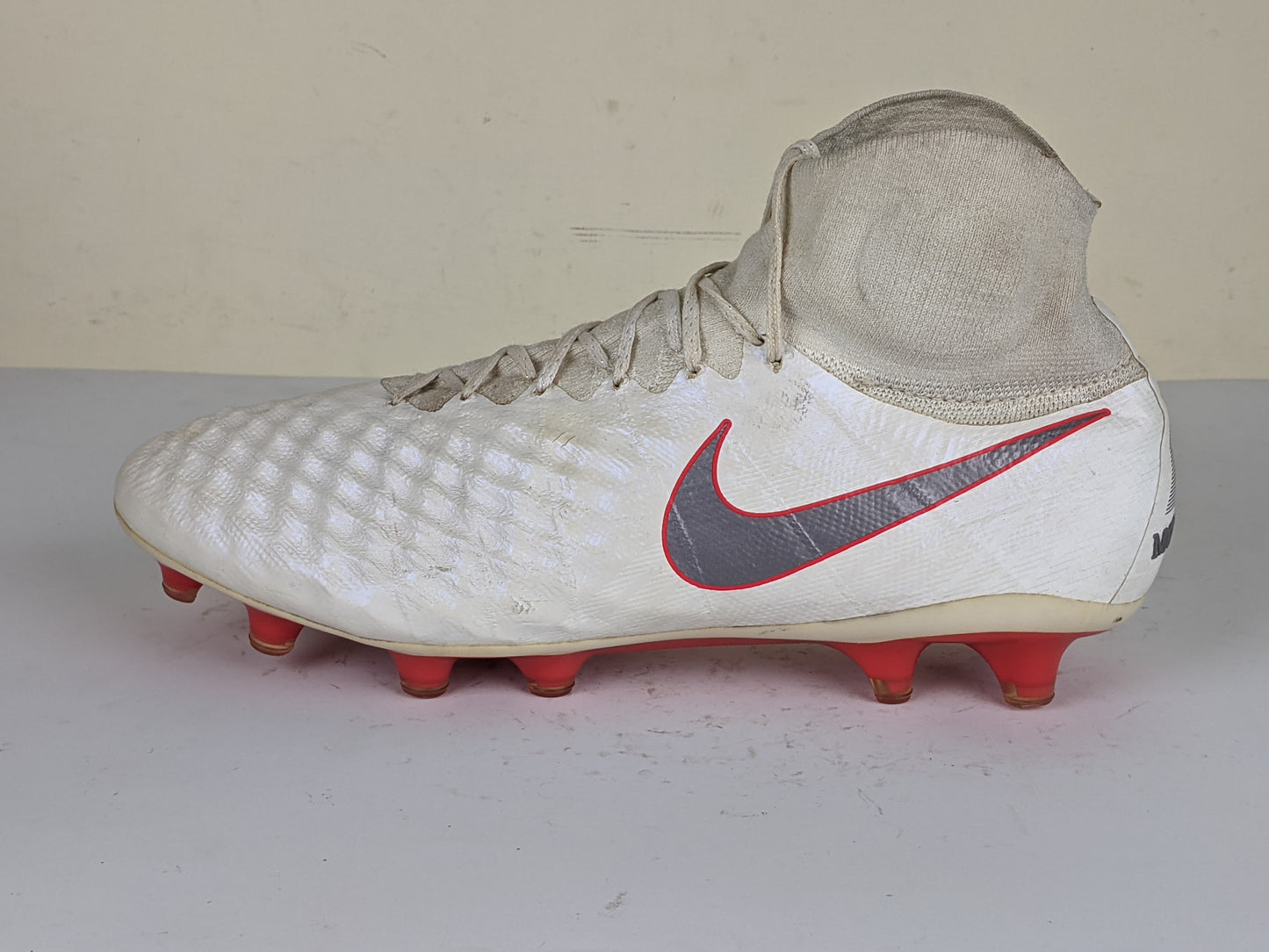 Nike Magista Obra 2 Elite DF FG Just Do It - White/Lite Crimson