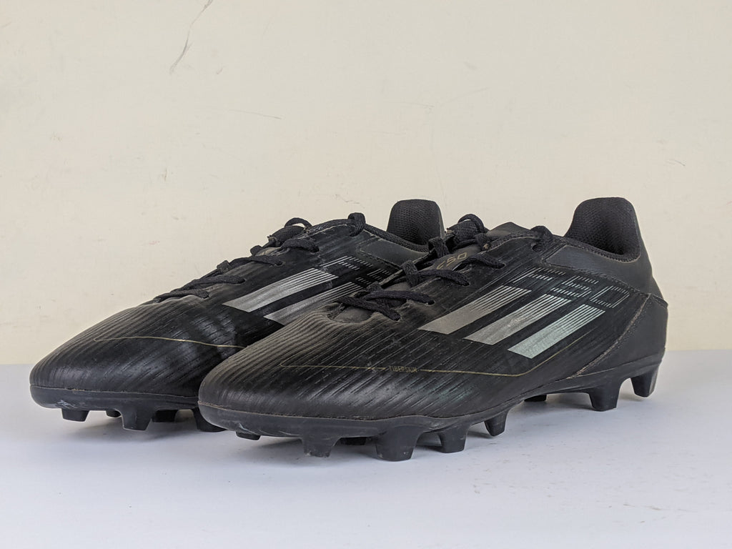 adidas F50 Club FxG Dark Spark - Core Black/Iron Metal/Gold Metallic