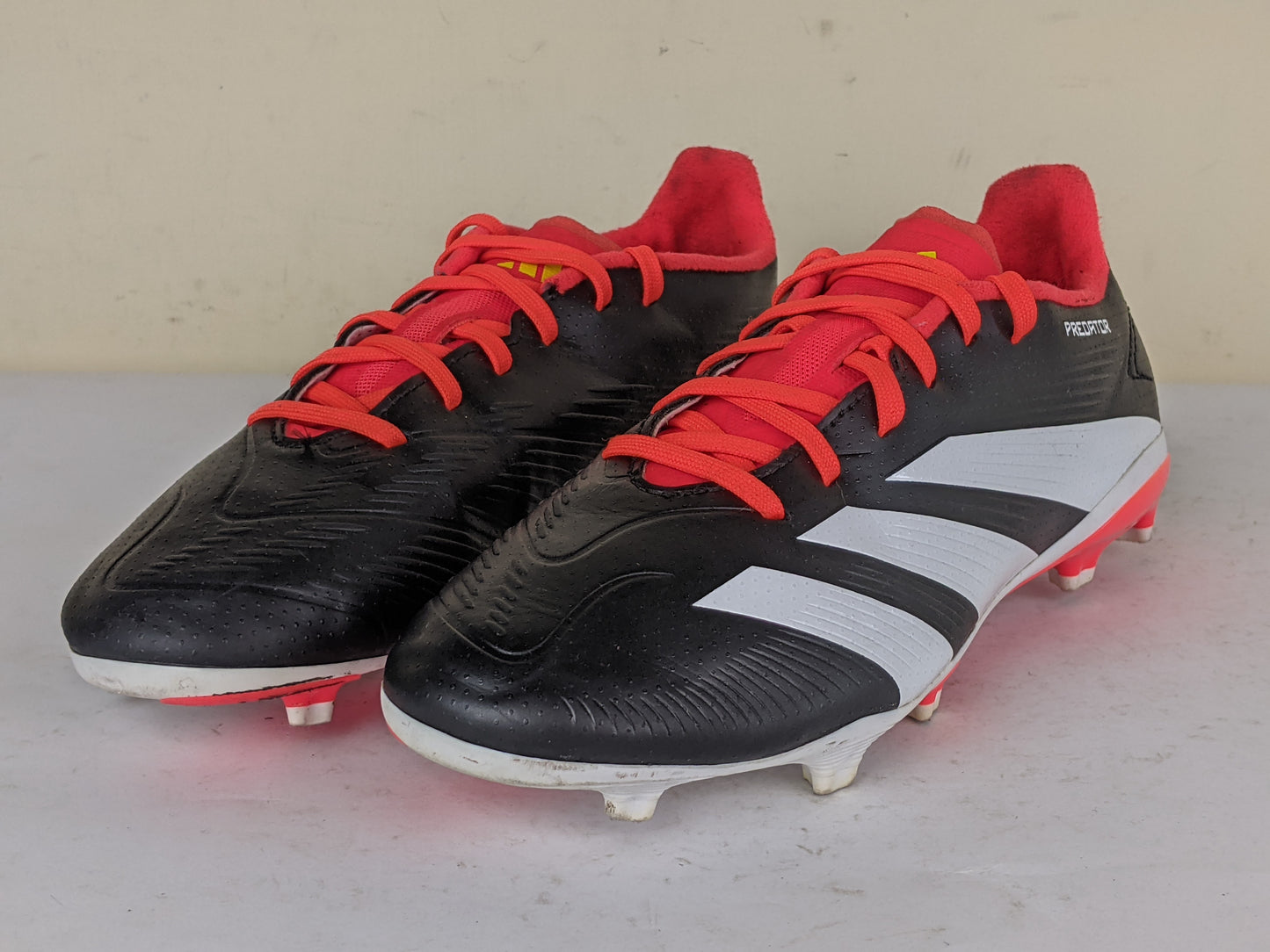 adidas Predator League FG Solar Energy - Core Black/Footwear White/Solar Red Kids
