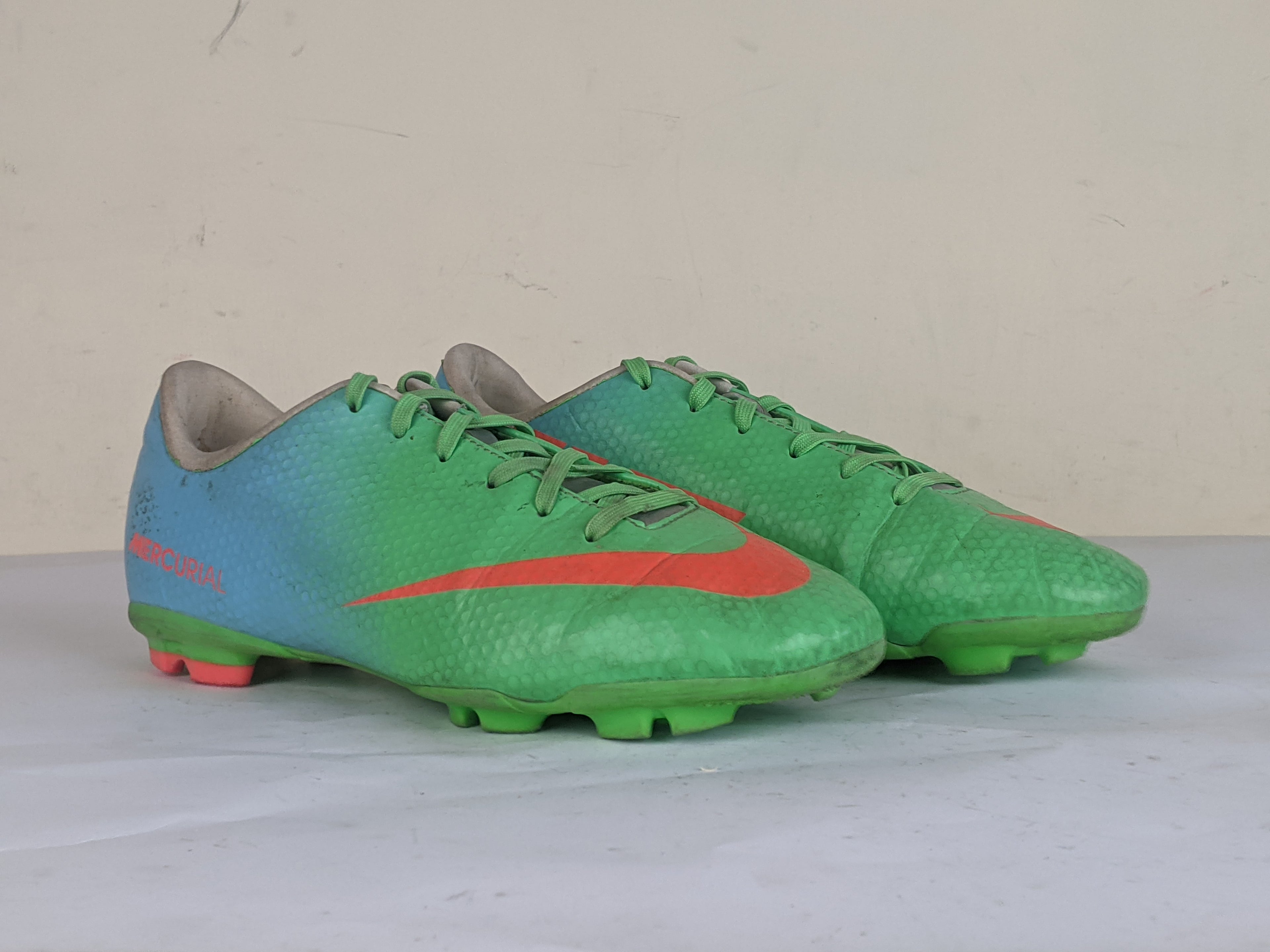 Nike Mercurial Victory IV FG Green/Blue Kids