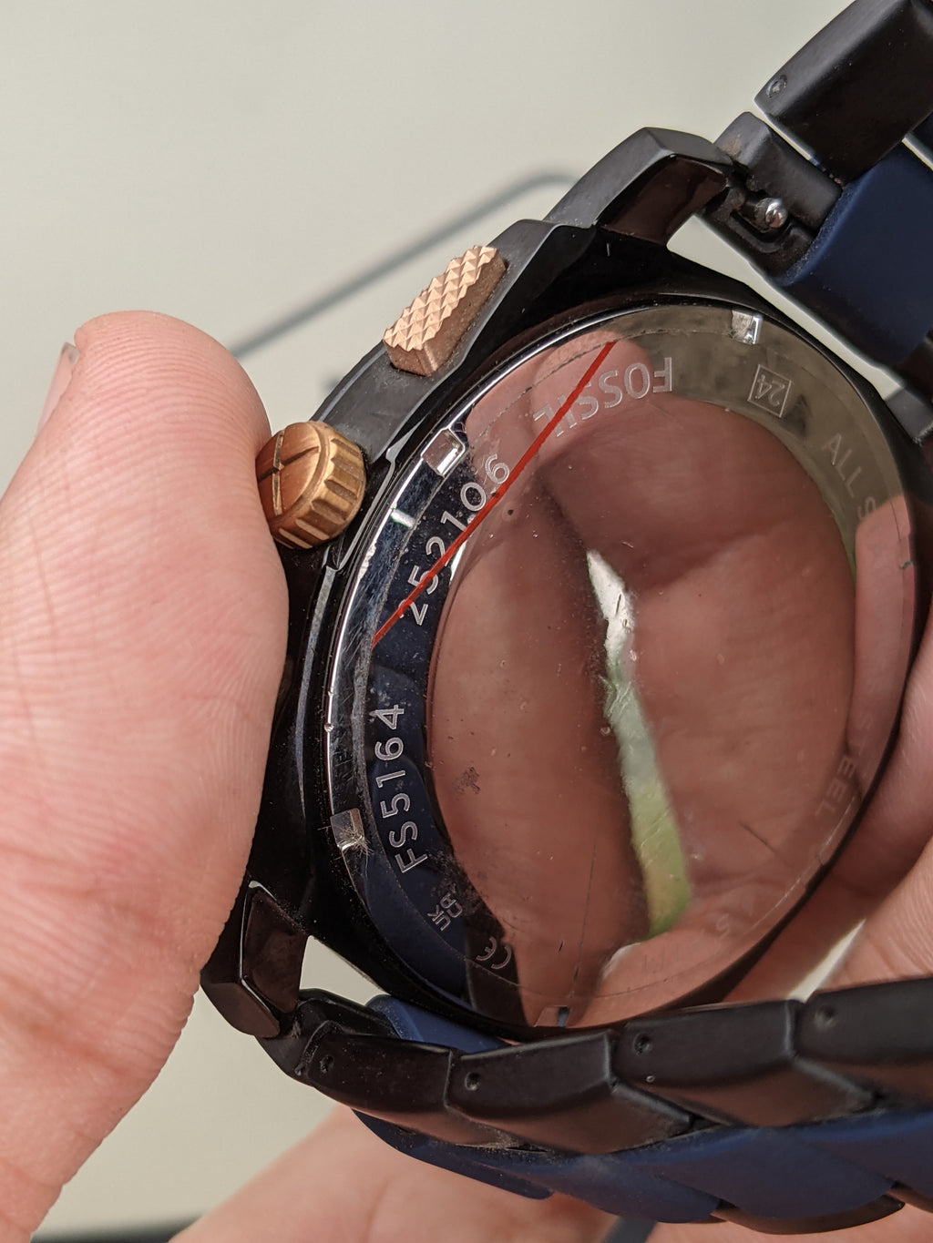 Fossil Machine Two-Tone Stainless Steel Watch - FS5164