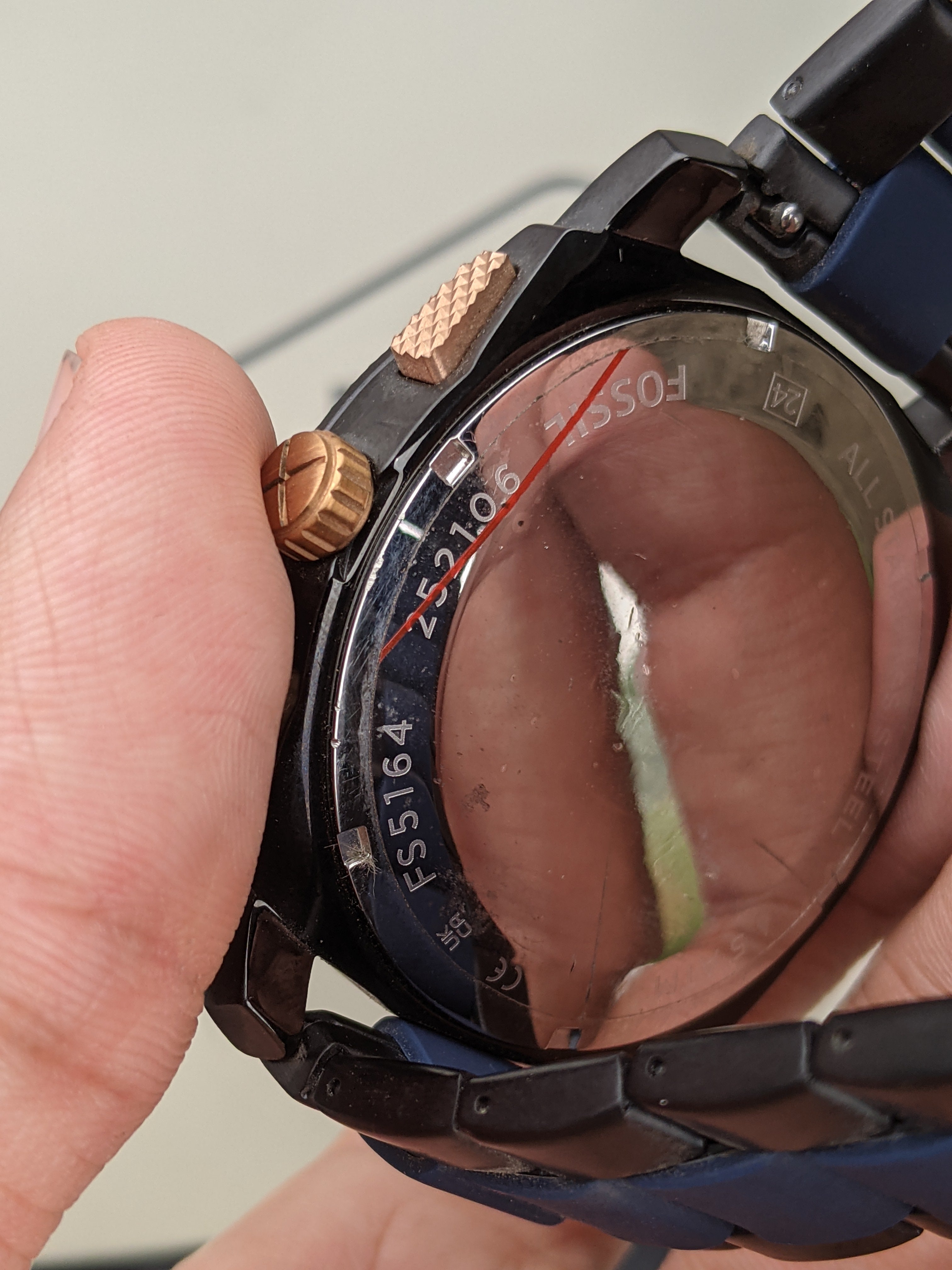 Fossil Machine Two-Tone Stainless Steel Watch - FS5164
