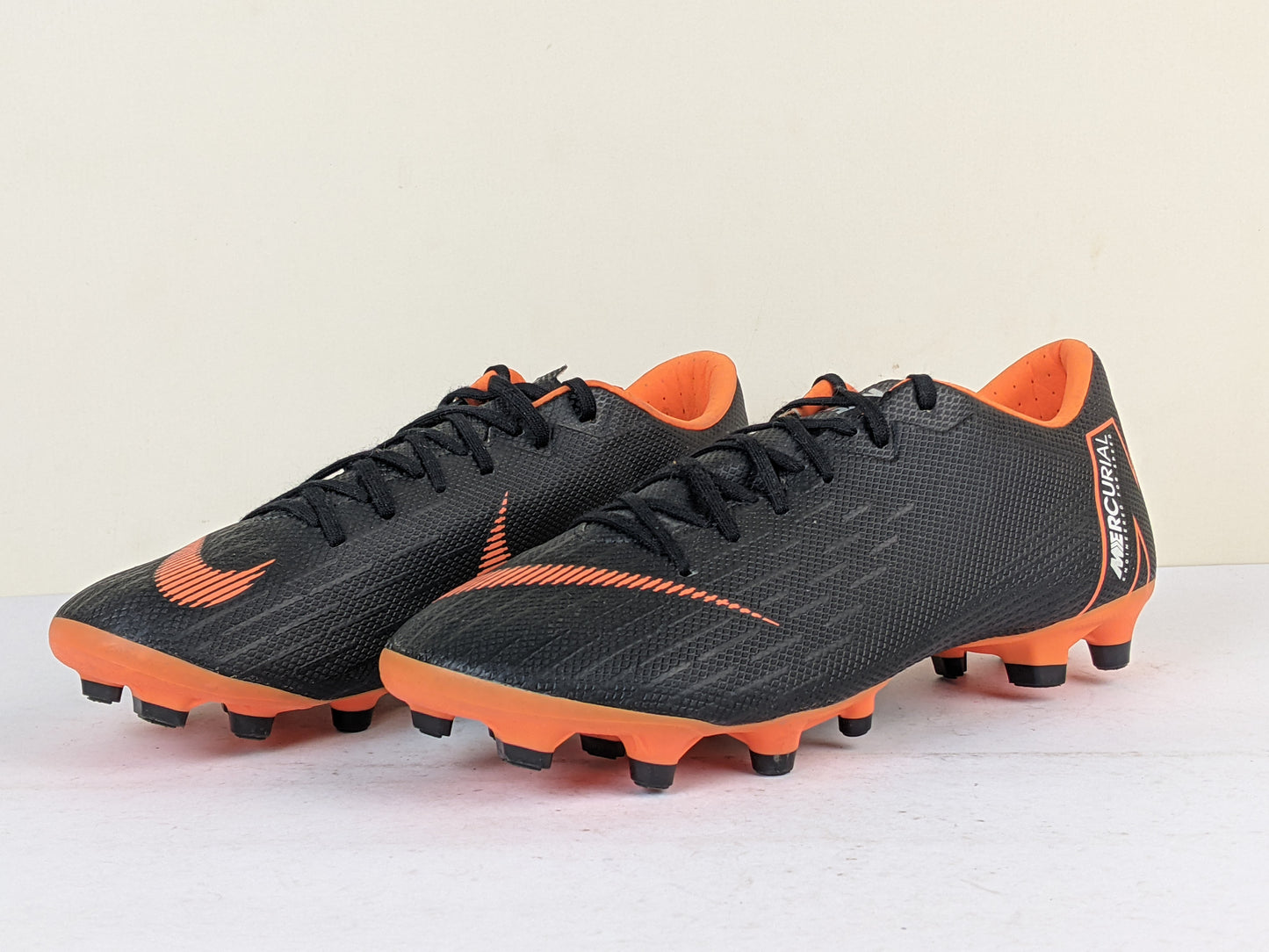 Nike Mercurial Vapor 12 Academy MG Fast AF - Black/Total Orange/White